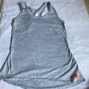 Gray north face tank top